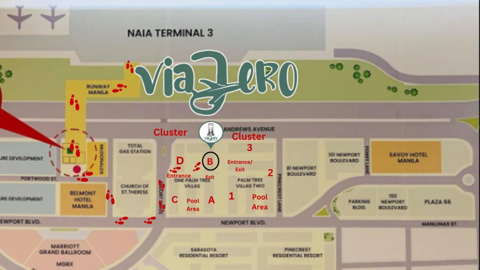 One Palm Tree Villas Condominium - Studio 7Th Fl With Balcony - Across Terminal 3 Airport Pasay Eksteriør bilde